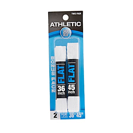 Flat Shoe Laces - 2 Pk