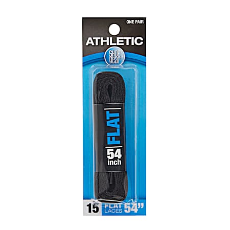 Black Sport Flat Shoe Laces