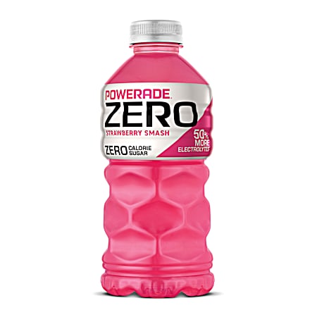 28 oz Zero Strawberry Smash Electrolyte Drink Bottle