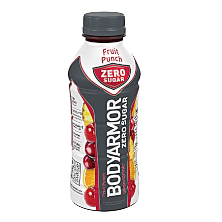 16 oz Zero Sugar Fruit Punch SuperDrink