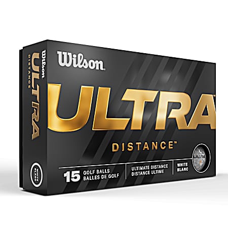 Ultra Distance Golf Balls - 15 Pk