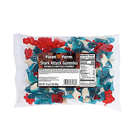 16 oz Shark Attack Gummies