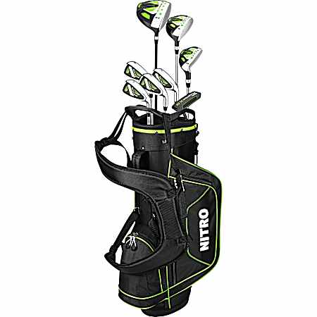 Mens Black/Green X-Factor Golf Set