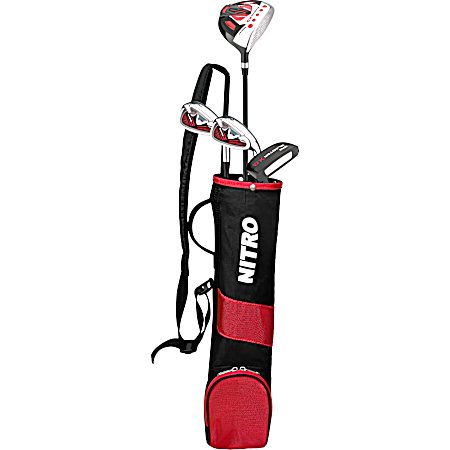 Junior Black/Red Blaster Golf Set