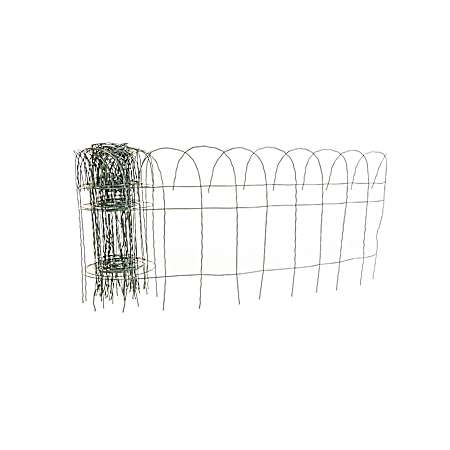 Green Arched Top Fence Roll