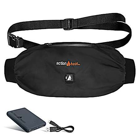 Adult Black 5V Battery Heated Hand Muff Warmer
