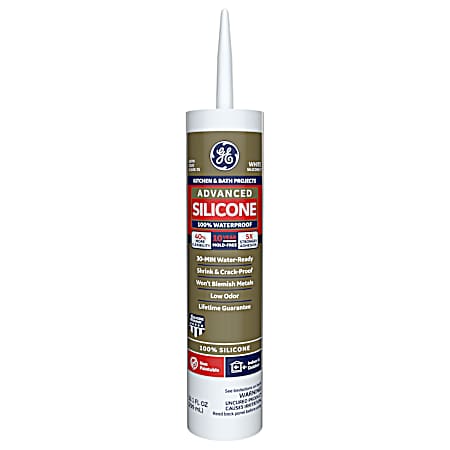 10.1 oz Advanced Silicone 2 Kitchen & Bath Sealant