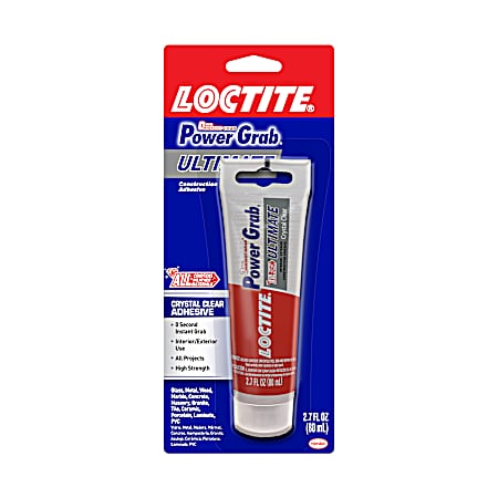 2.7 oz Power Grab Ultimate Crystal Clear Adhesive