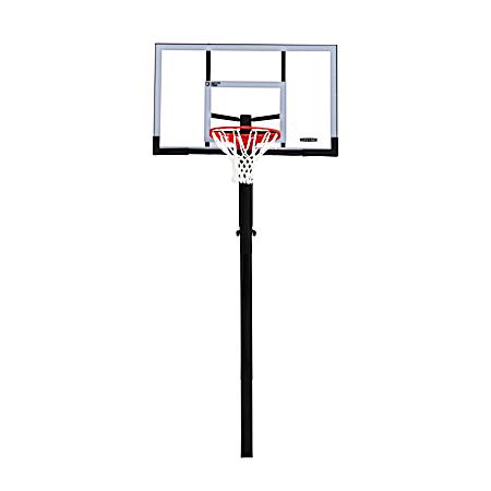 54 in. In-Ground Basketball Hoop w/ Power Lift Adjust