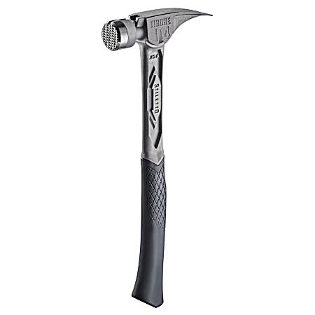 14 oz TIBONE™ Hammer w/ Milled Steel Face & Curved Handle