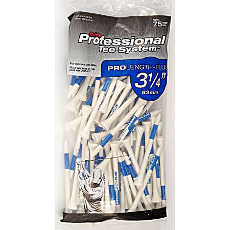 White Pride Professional Tee System - 75 pk