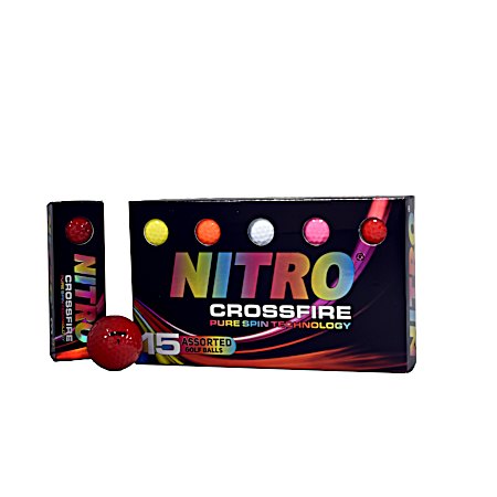 Multi Crossfire Golf Balls - 15 pk