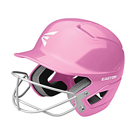 Small Pink Alpha Fastpitch Softball Gloss Tball Batting Helmet w/Softball Mask