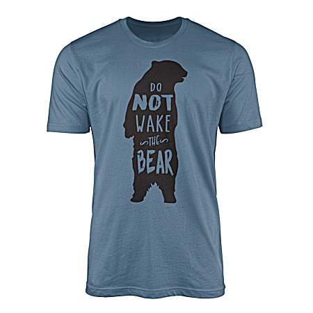 Men's Indigo The Bear Short Sleeve Shirt