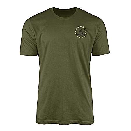 Men's Military Green 1776 Tread Short Sleeve Shirt