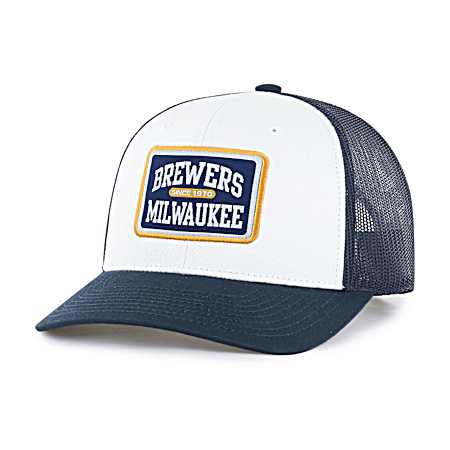 Adult Milwaukee Brewers Navy Detour Cap