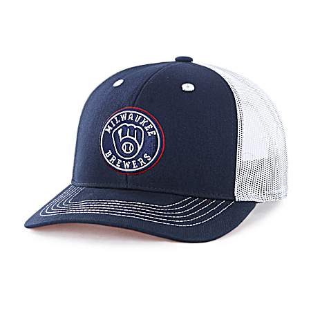 Adult Milwaukee Brewers Flag Side Cap