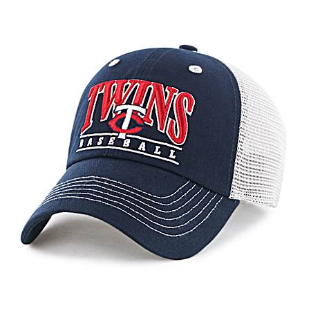Adult Minnesota Twins Navy Mass Gateway Cap
