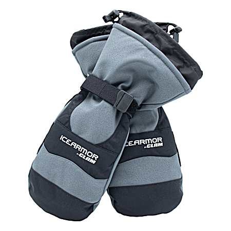 Adult Grey/Black EdgeX Mittens