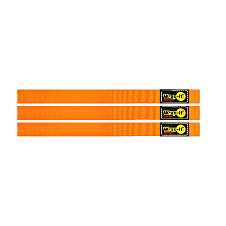 12 in Orange Quick Straps - 3 Pk