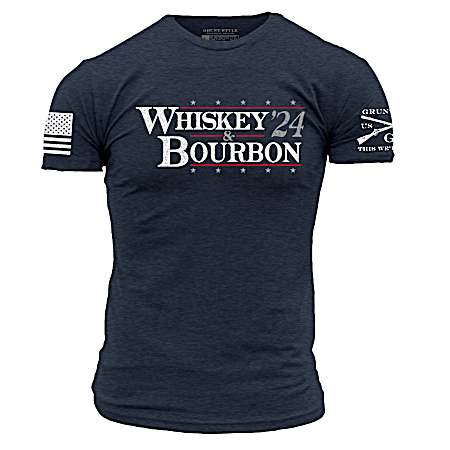 Men's Midnight Navy My Vote 24 Short Sleeve Shirt