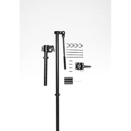 Telescoping Pole Mount w/Tilt Handle on Rail Base