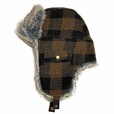 Men's Fargo Buffalo Plaid Trooper Hat