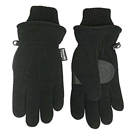 Women's Black Fleece Gloves