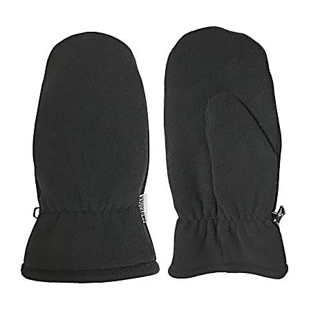 Adult Black Fleece Glitten