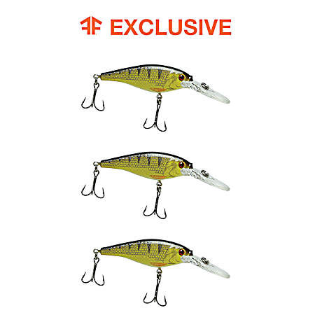 3 Pk. Flicker Shad - Natural Perch