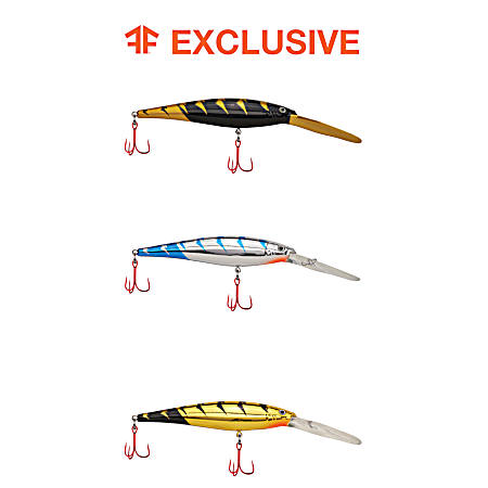 Lightning Flicker Minnow Pro-Pack Color Crankbait - 3 Pk