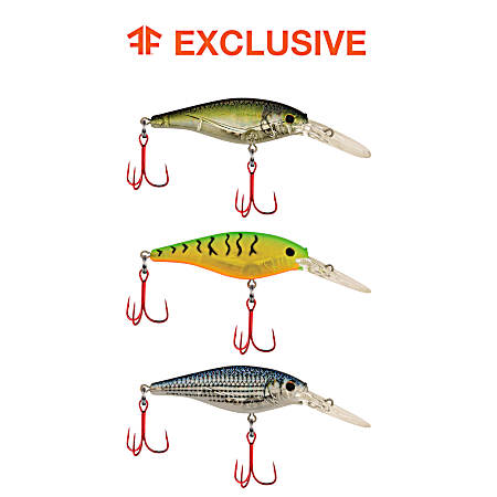 Soul Minnow Flicker Shad Pro-Pack Crankbait - 3 Pk