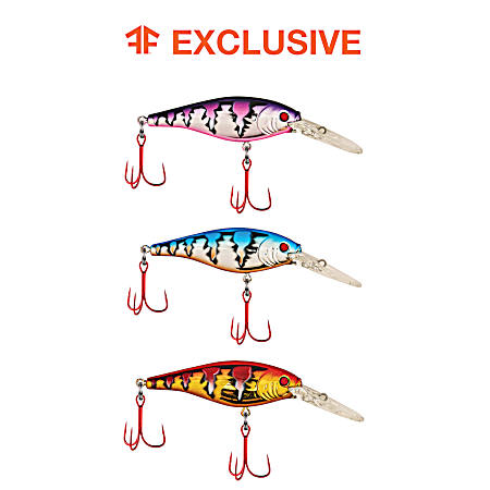 Shaken/Stirred Flicker Shad Pro-Pack Crankbait - 3 Pk