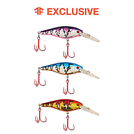 Shaken/Stirred Flicker Shad Pro-Pack Crankbait - 3 Pk