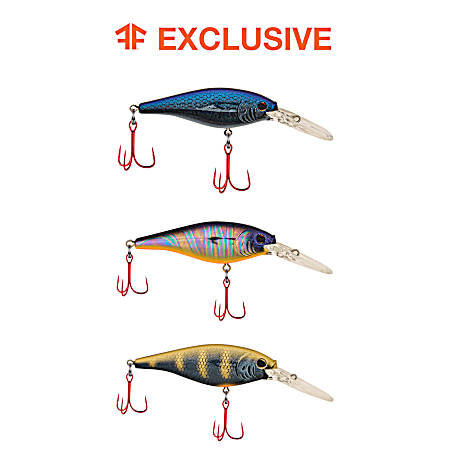 Oil Slick Flicker Shad Pro-Pack Crankbait - 3 Pk