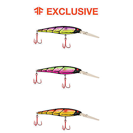 Contender Flicker Minnow Pro-Pack Crankbait - 3 Pk