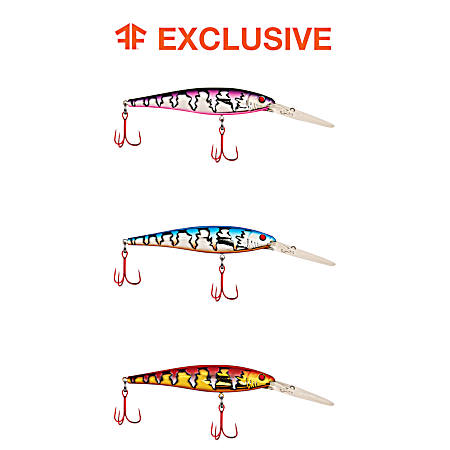 Shaken/Stirred Flicker Minnow Pro-Pack Crankbait - 3 Pk