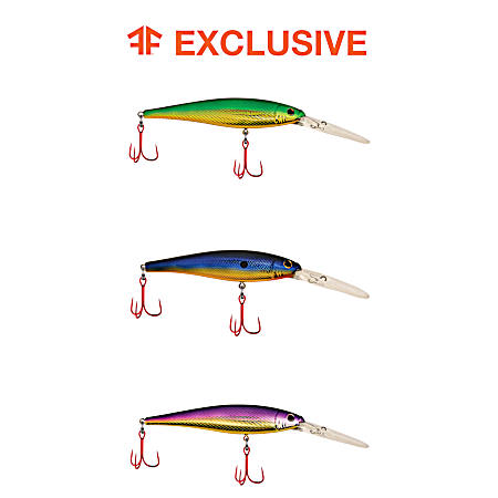Contender Flicker Minnow Pro-Pack Crankbait - 3 Pk