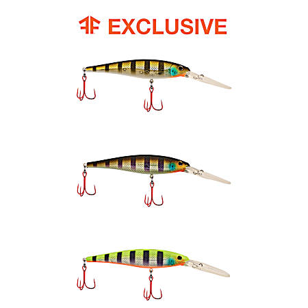 Jail Break Flicker Minnow Pro-Pack Crankbait - 3 Pk