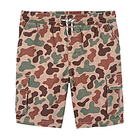 Little Boys' Camo Pull-On Shorts