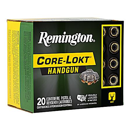 10mm Core-Lokt CLJHP 200gr Cartridges - 20 Rounds