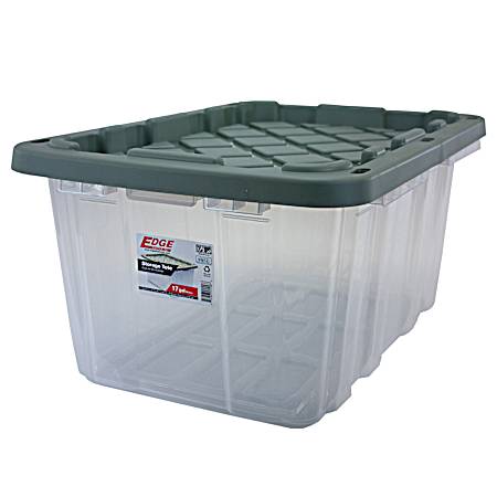 17 Gal Clear/Willow Heavy Duty Tough Tote