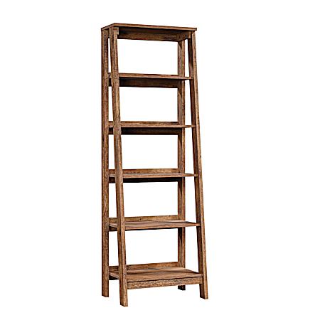 Trestle 5-Shelf Bookcase - Vintage Oak