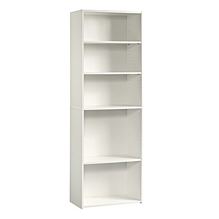 Beginnings 5-Shelf Bookcase - Soft White
