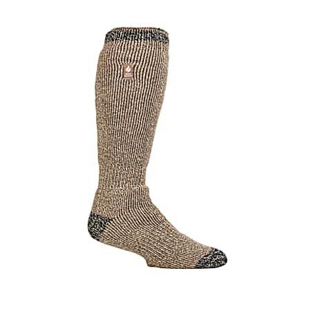 Men's Clay/Black Gabriel Twist Long Socks