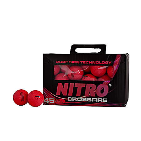 Crossfire Red Golf Balls - 45 pk