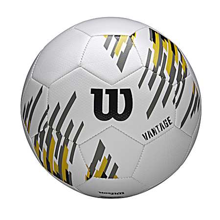 NCAA Vantage White/Gold Soccer Ball - Size 5