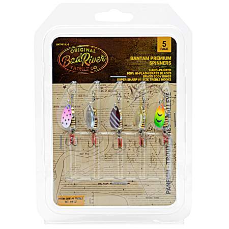 1/8 oz Undressed Spinner Kit - 5pk