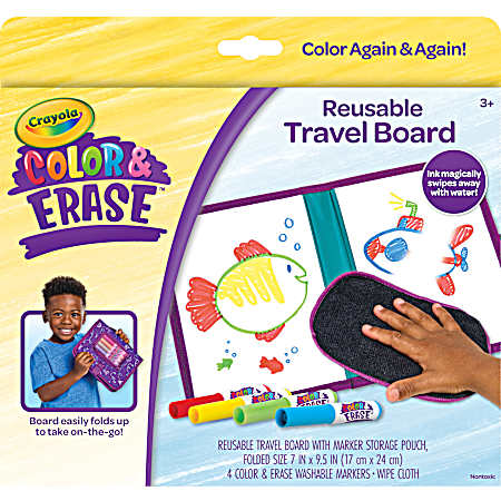 Color & Erase Reusable Travel Board