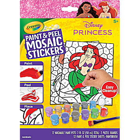 Disney Princess Paint & Peel Mosaic Stickers